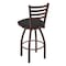 Holland Bar Stool Co 36" Swivel Bar Stool, Bronze Finish, Graph Anchor Seat 41036BZ014 - alternate 4